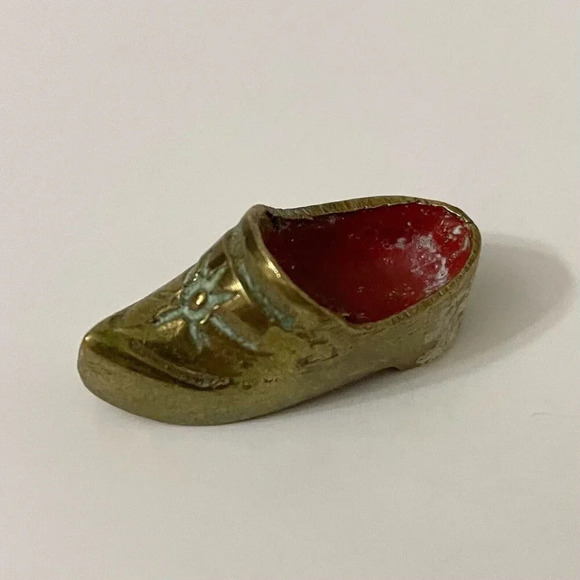 Vintage Collectible Miniature Dutch Shoe Clog Made In Belgium 1 1/4 Inch - Picture 10 of 11